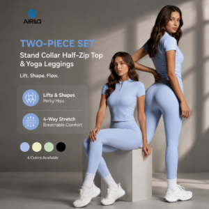 Half Zip Yoga Set